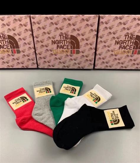 gucci northface socks|north face gucci tracksuit.